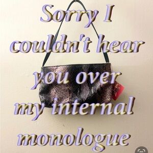 Y2K Deadstock Snakeskin Mini Bag